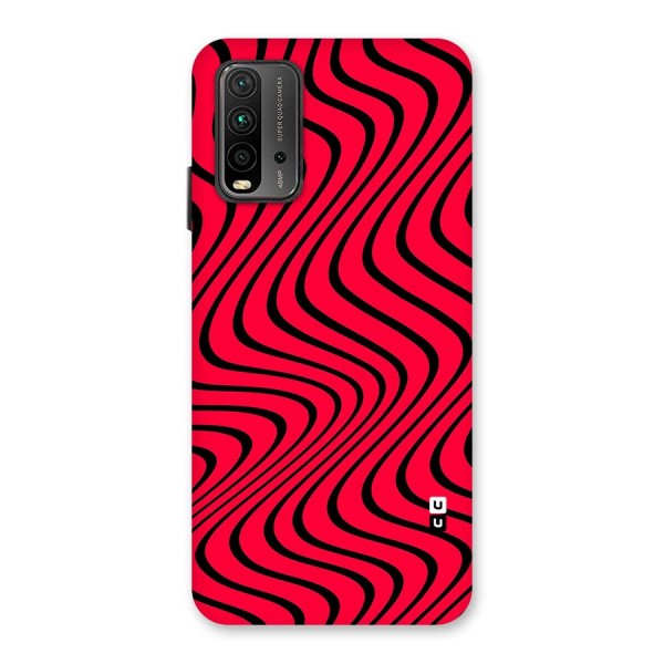 Waves Pattern Print Back Case for Redmi 9 Power