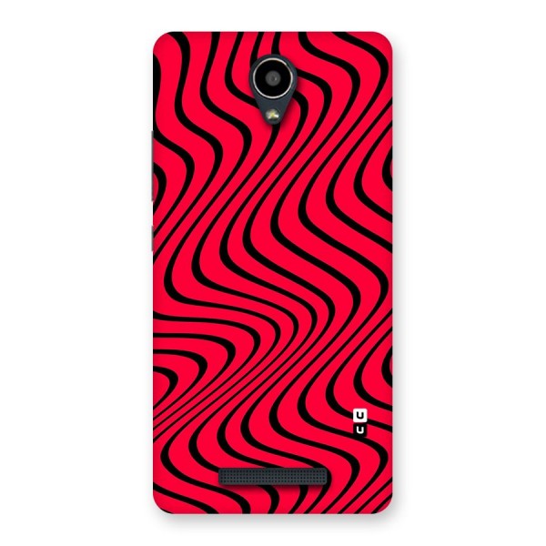 Waves Pattern Print Back Case for Redmi Note 2