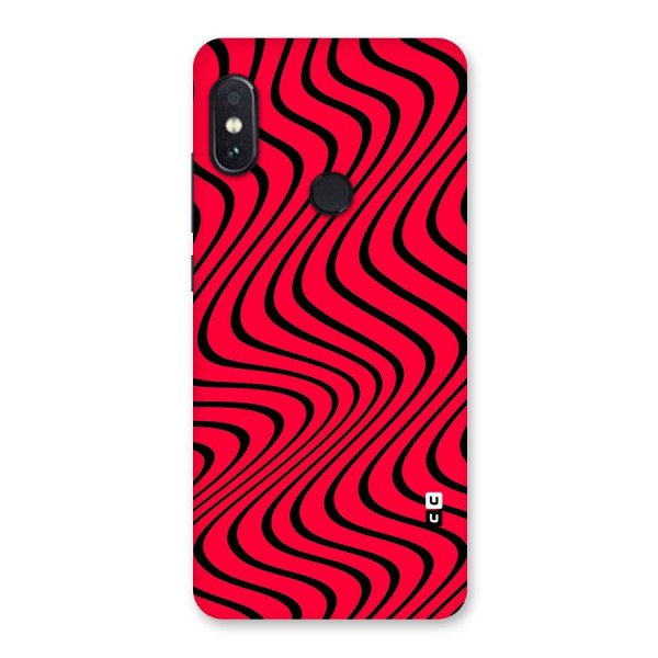 Waves Pattern Print Back Case for Redmi Note 5 Pro