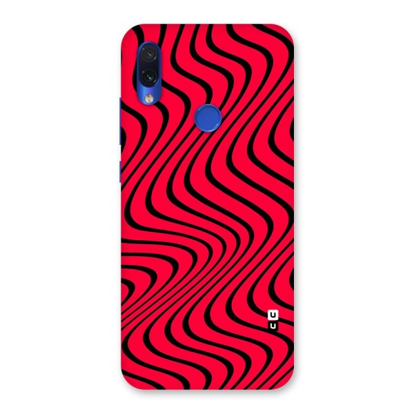 Waves Pattern Print Back Case for Redmi Note 7