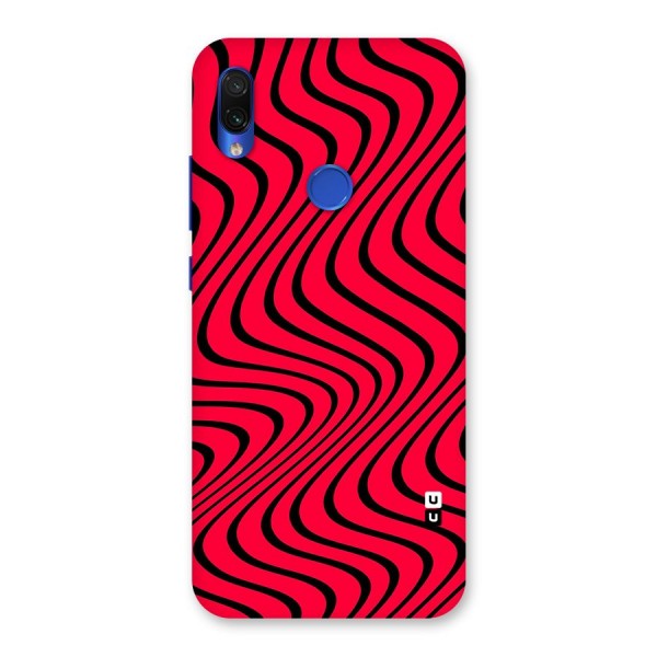Waves Pattern Print Back Case for Redmi Note 7S