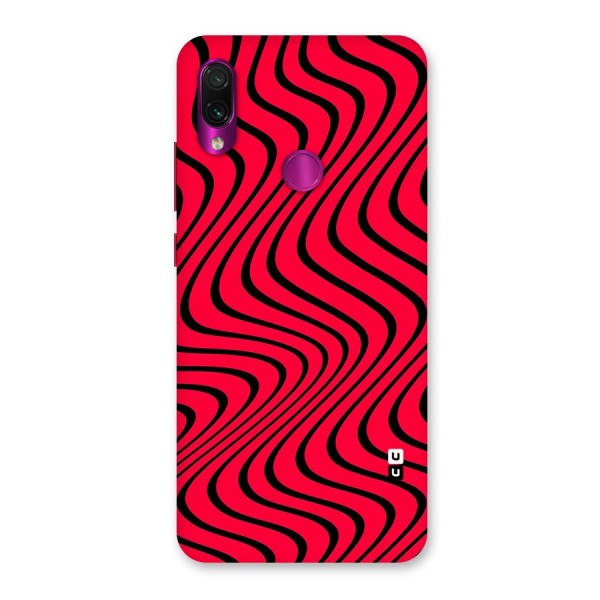 Waves Pattern Print Back Case for Redmi Note 7 Pro