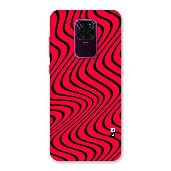 Waves Pattern Print Back Case for Redmi Note 9