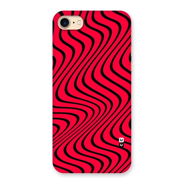 Waves Pattern Print Back Case for iPhone 7