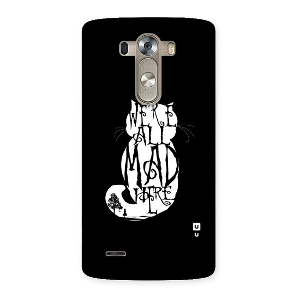 We All Mad Here Back Case for LG G3