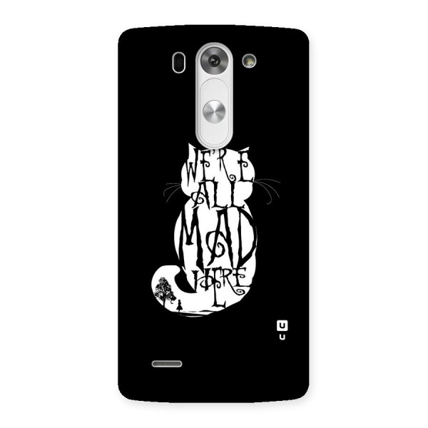 We All Mad Here Back Case for LG G3 Beat
