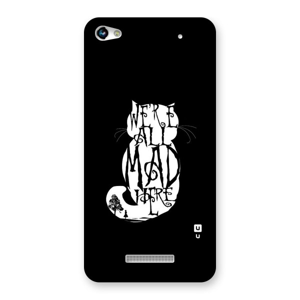 We All Mad Here Back Case for Micromax Hue 2