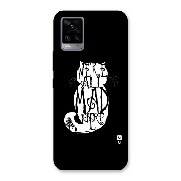 We All Mad Here Back Case for Vivo V20
