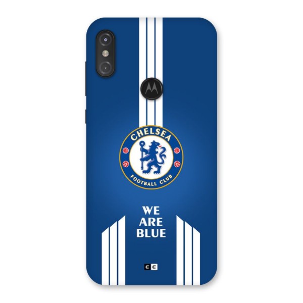 We Are Blue Back Case for Motorola One Power