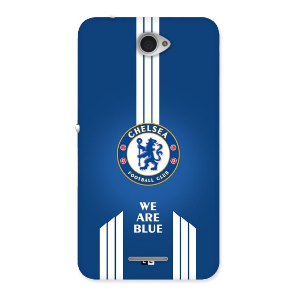We Are Blue Back Case for Xperia E4