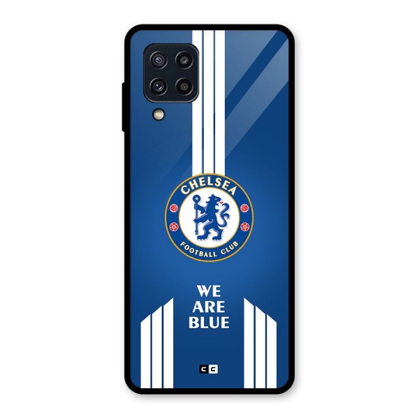 We Are Blue Glass Back Case for Galaxy M32