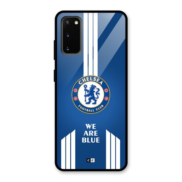 We Are Blue Glass Back Case for Galaxy S20