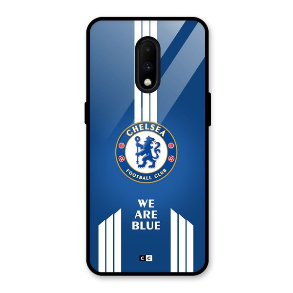 We Are Blue Glass Back Case for OnePlus 7