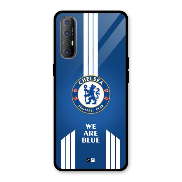 We Are Blue Glass Back Case for Oppo Reno3 Pro