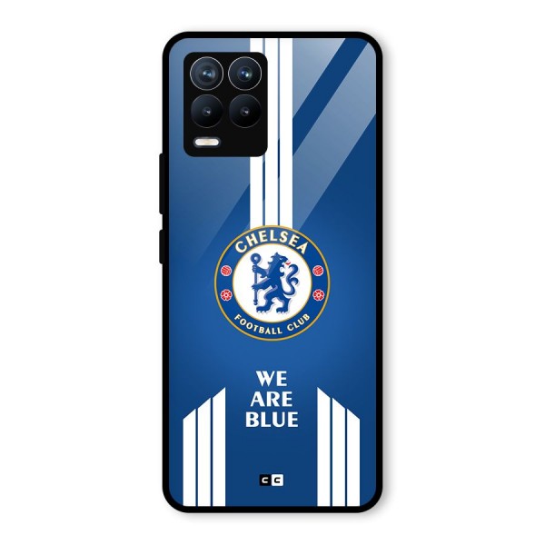 We Are Blue Glass Back Case for Realme 8 Pro