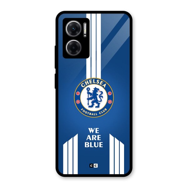 We Are Blue Glass Back Case for Redmi 11 Prime 5G