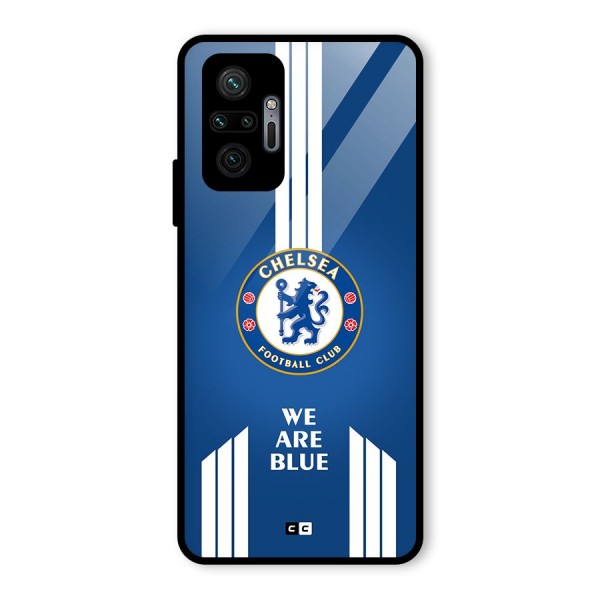 We Are Blue Glass Back Case for Redmi Note 10 Pro Max