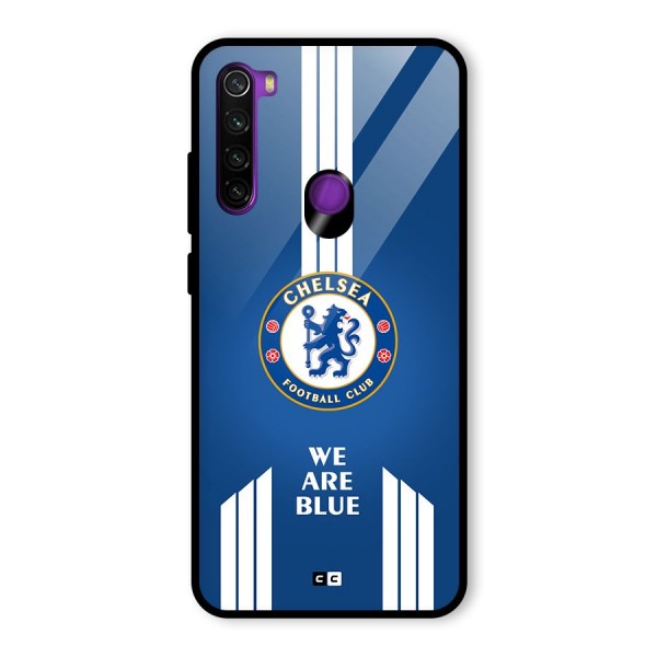 We Are Blue Glass Back Case for Redmi Note 8