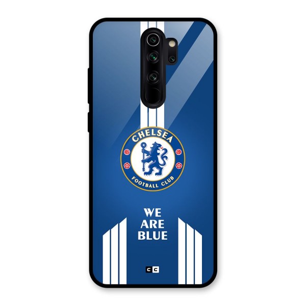 We Are Blue Glass Back Case for Redmi Note 8 Pro