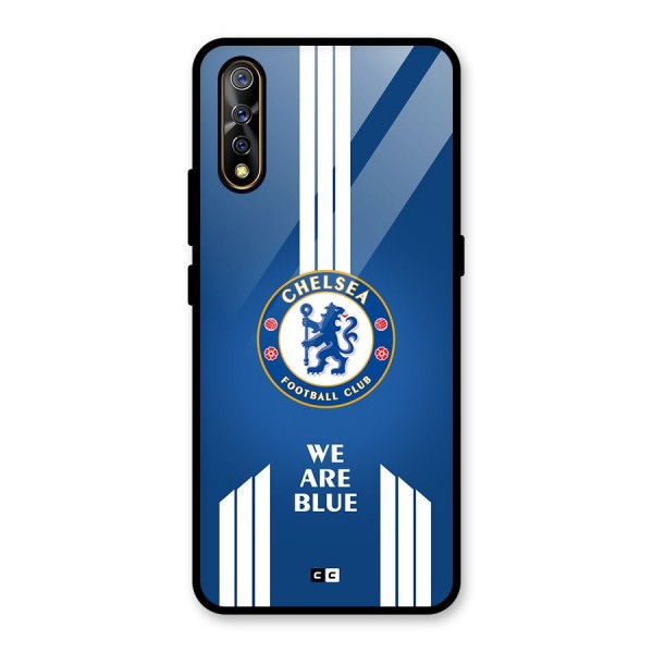 We Are Blue Glass Back Case for Vivo S1