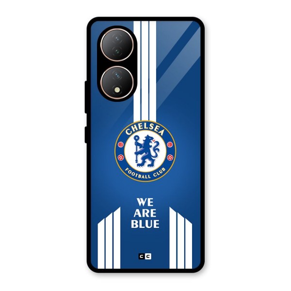We Are Blue Glass Back Case for Vivo Y100A