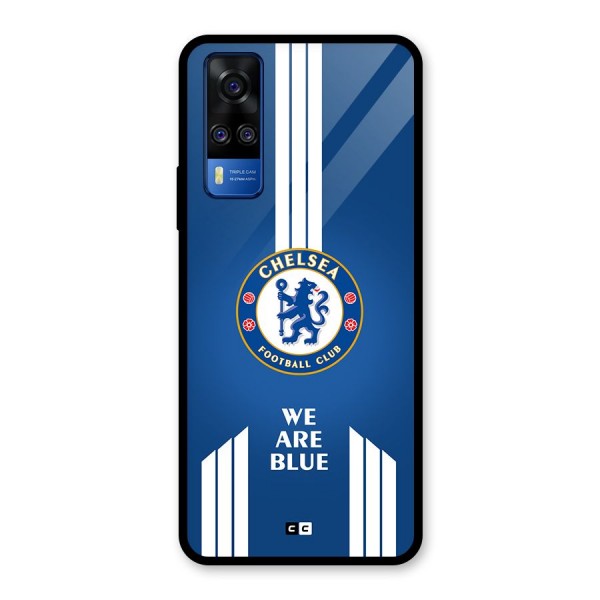 We Are Blue Glass Back Case for Vivo Y51