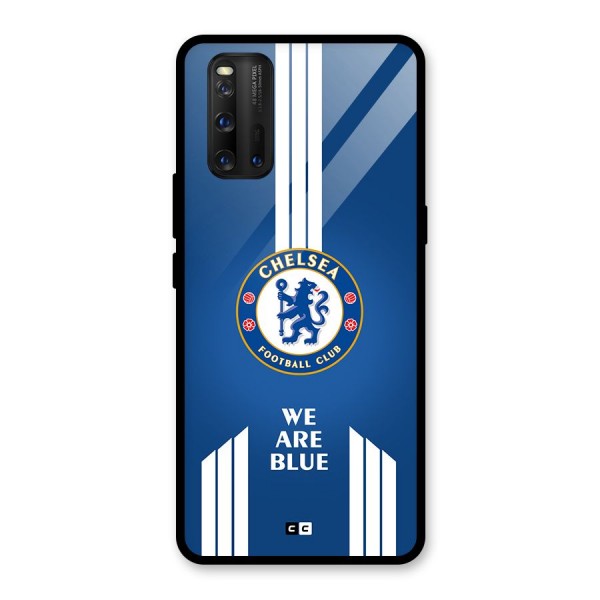 We Are Blue Glass Back Case for Vivo iQOO 3