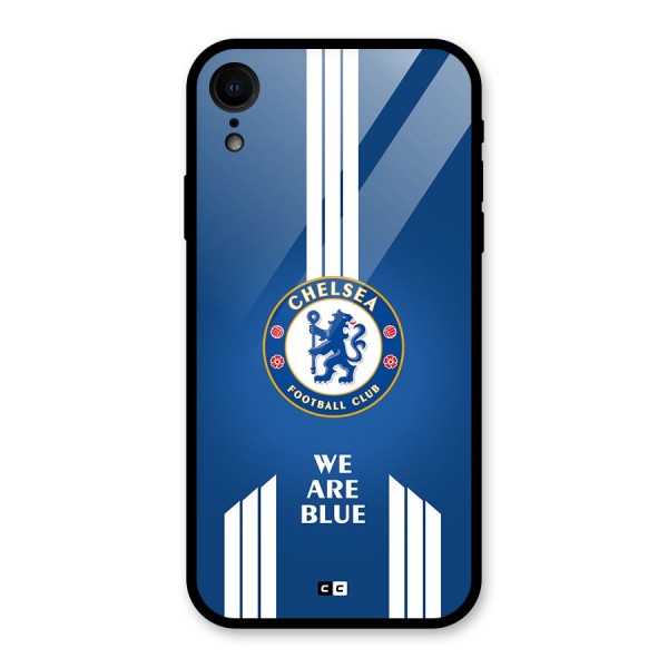 We Are Blue Glass Back Case for iPhone XR