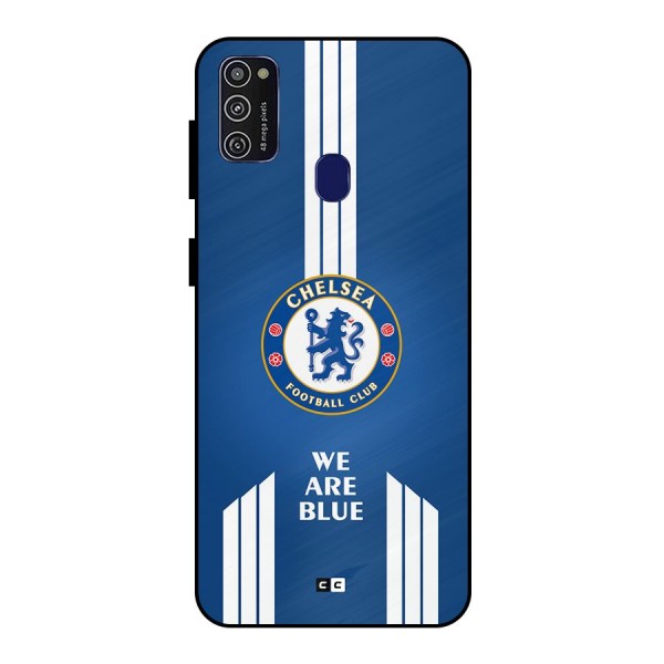 We Are Blue Metal Back Case for Galaxy M30s