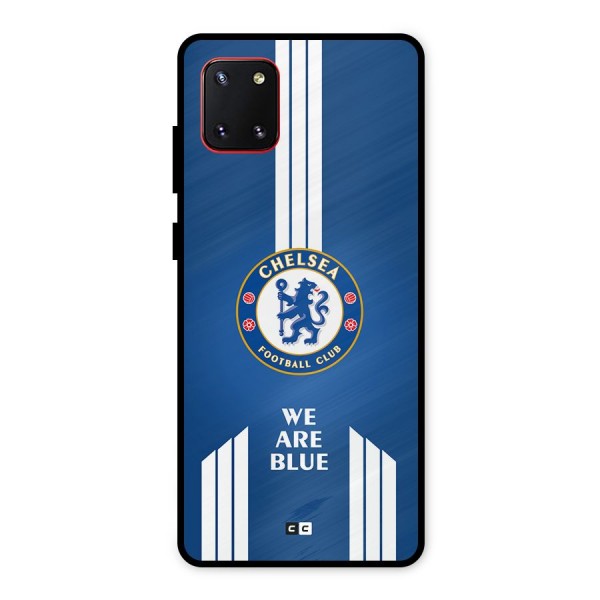 We Are Blue Metal Back Case for Galaxy Note 10 Lite