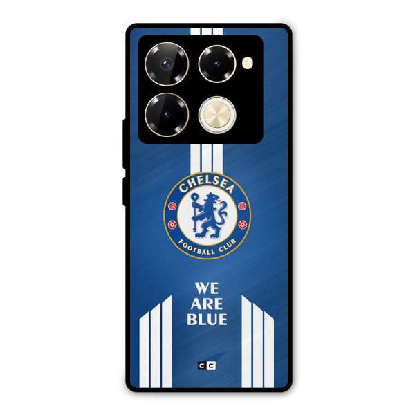 We Are Blue Metal Back Case for Infinix Note 40 Pro Plus