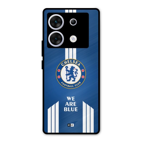 We Are Blue Metal Back Case for Infinix Zero 30 5G