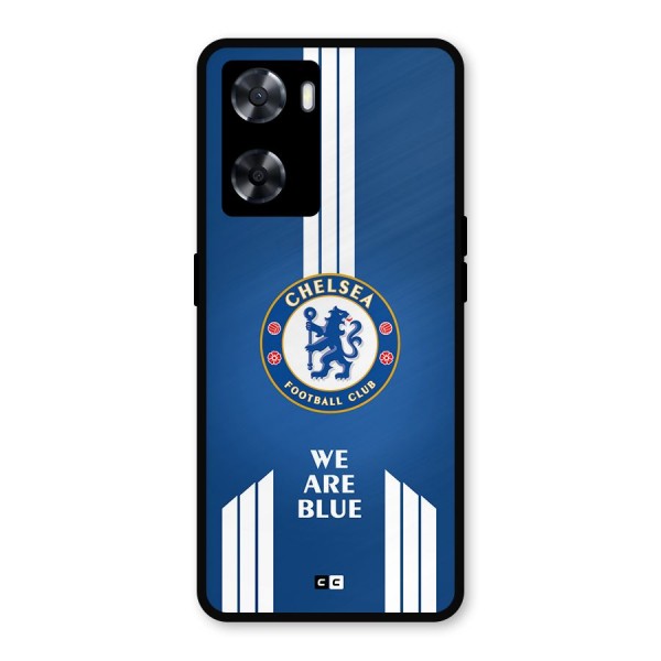 We Are Blue Metal Back Case for Oppo A57 2022
