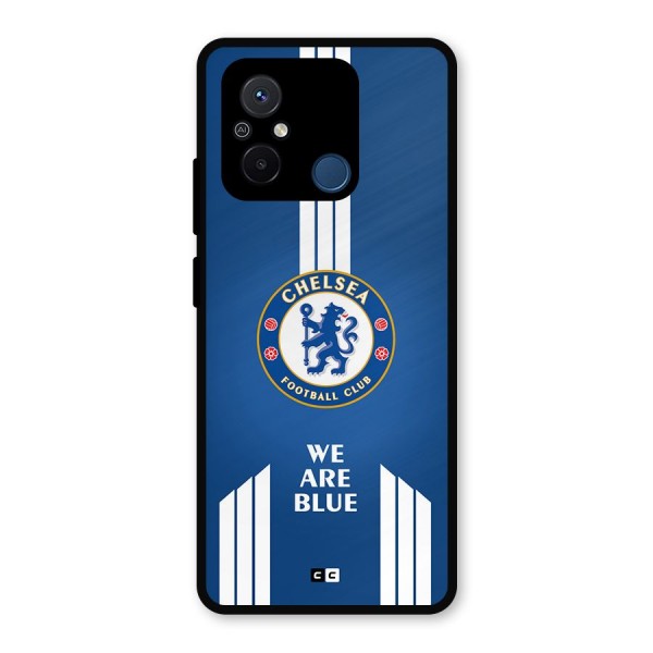We Are Blue Metal Back Case for Redmi 12C