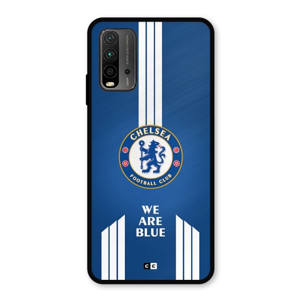 We Are Blue Metal Back Case for Redmi 9 Power