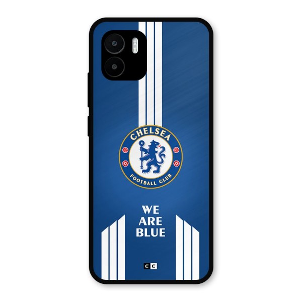 We Are Blue Metal Back Case for Redmi A1