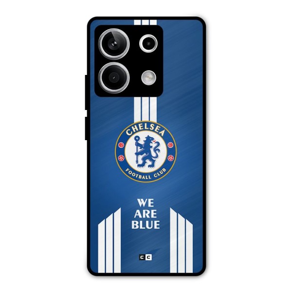 We Are Blue Metal Back Case for Redmi Note 13 5G