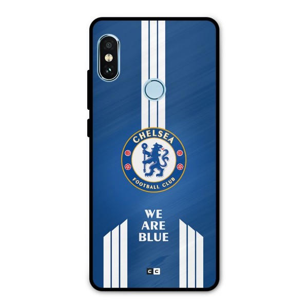 We Are Blue Metal Back Case for Redmi Note 5 Pro