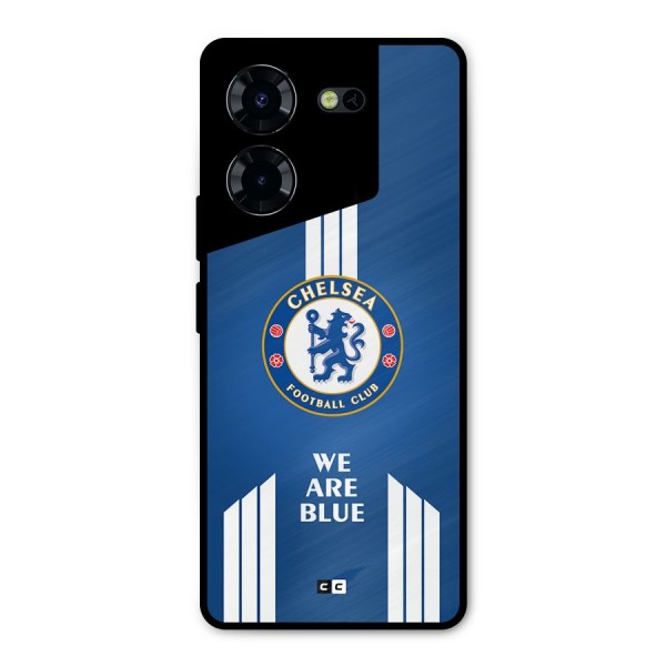 We Are Blue Metal Back Case for Tecno Pova 5 Pro 5G