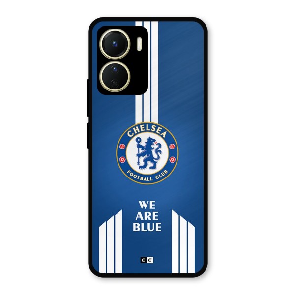 We Are Blue Metal Back Case for Vivo Y16