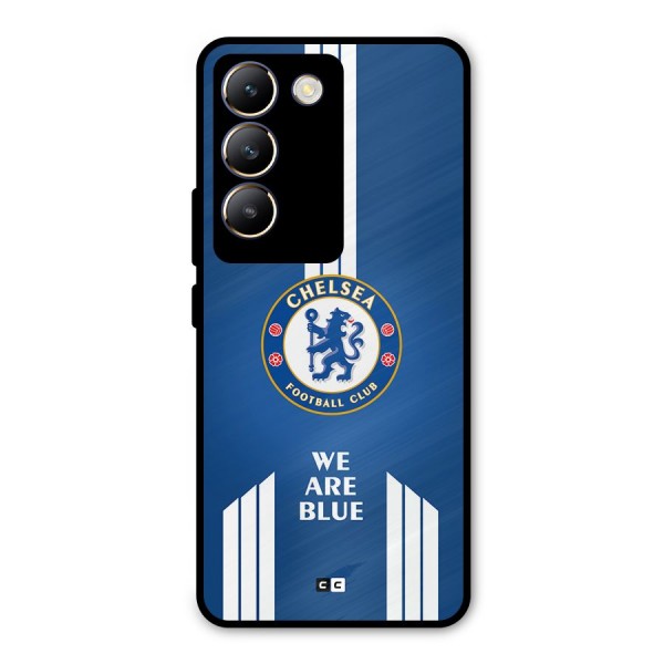 We Are Blue Metal Back Case for Vivo Y200e