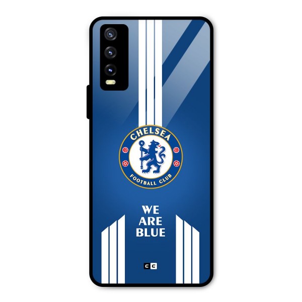 We Are Blue Metal Back Case for Vivo Y20i