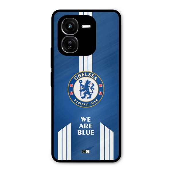 We Are Blue Metal Back Case for iQOO Z9x