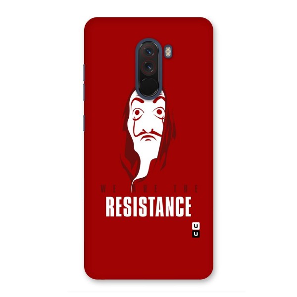 We Are Resistance Back Case for Poco F1