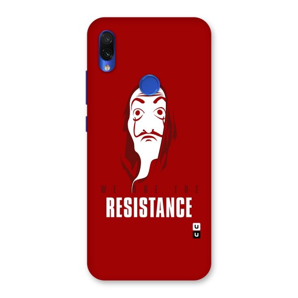 We Are Resistance Back Case for Redmi Note 7S