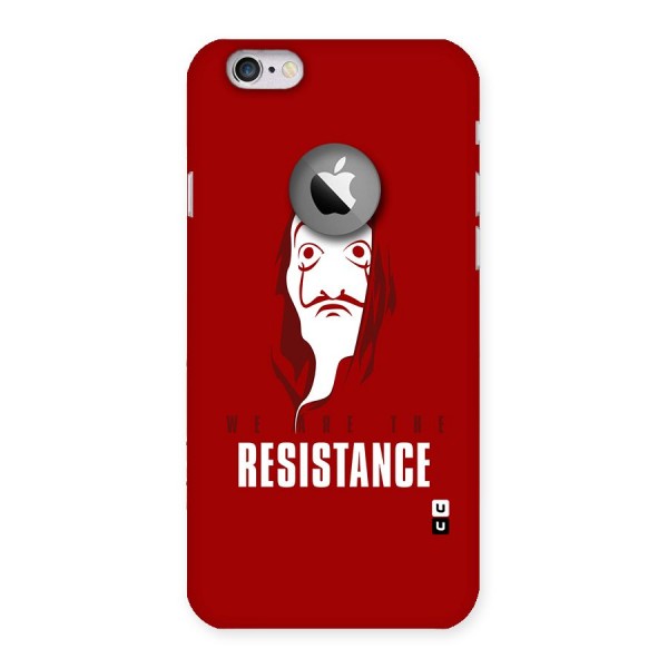 We Are Resistance Back Case for iPhone 6 Logo Cut
