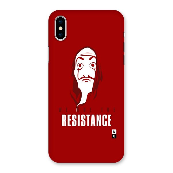 We Are Resistance Back Case for iPhone X