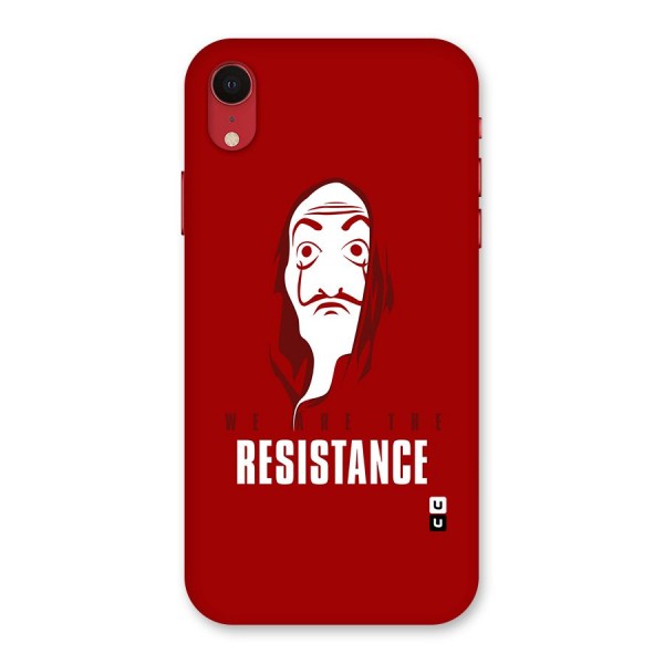 We Are Resistance Back Case for iPhone XR