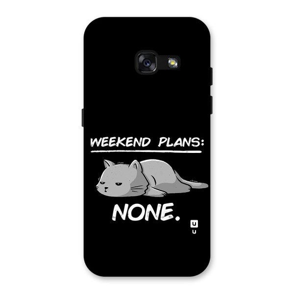 Weekend Plans None Back Case for Galaxy A3 (2017)