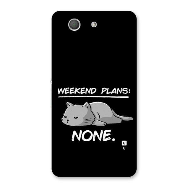Weekend Plans None Back Case for Xperia Z3 Compact